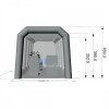Inflatable Extra-Large Spray Booth Workstation
